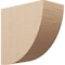 Ekena Millwork 10"W x 20"D x 20"H Classic Durham Rough Cedar Woodgrain TimberThane Corbel, Primed Tan CORUR10X20X20DURRCPR - alternate 1
